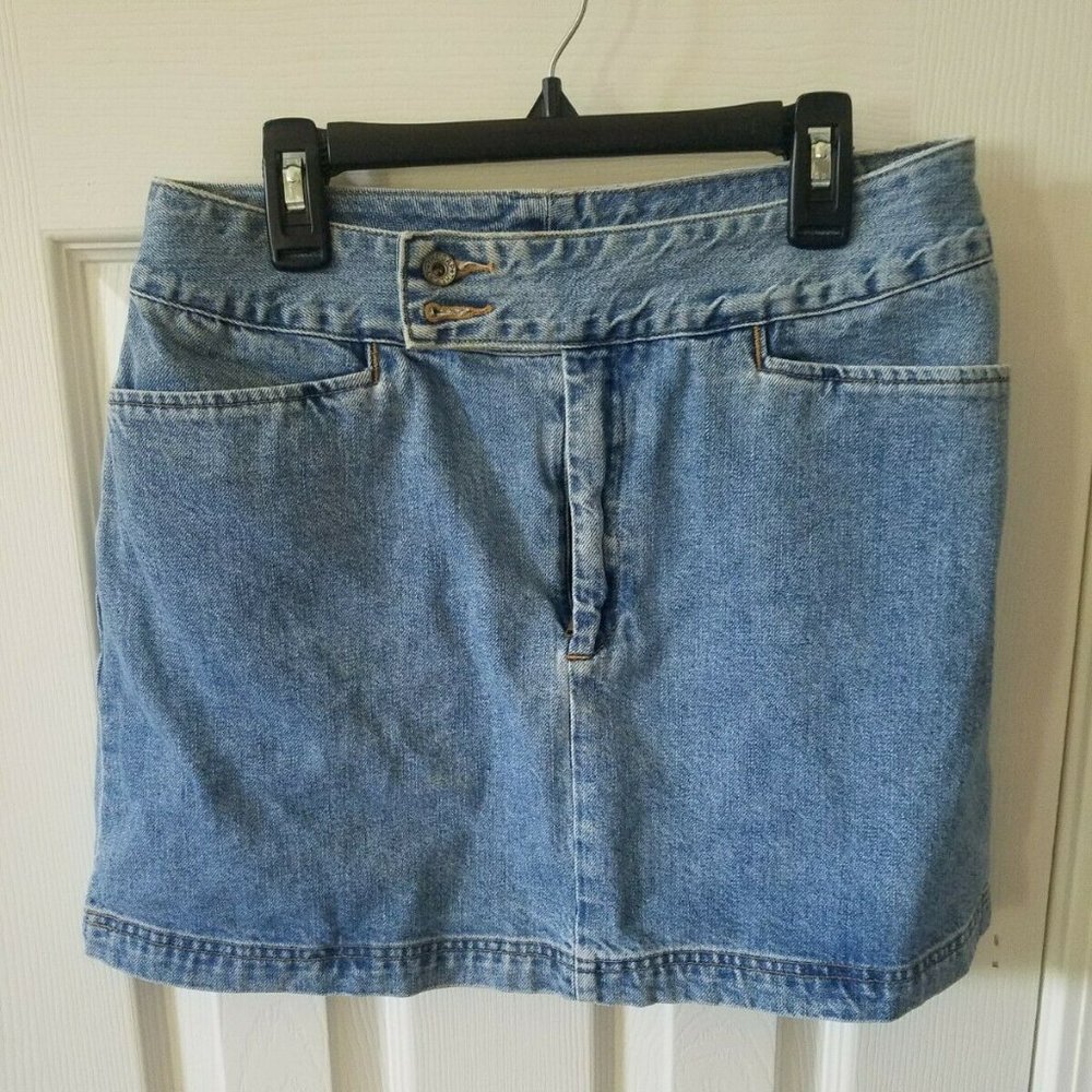 GAP Retro Vintage Denim Mini Skirt Size 6